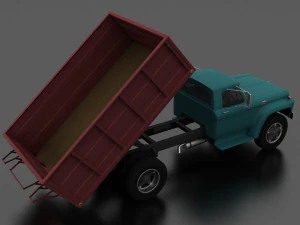 f-series f-700 grain truck 1965 3D Model