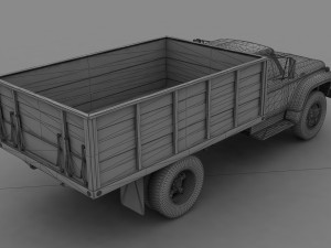 f-series f-700 grain truck 1965 Modelo 3D