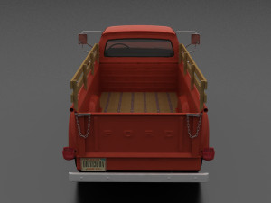 f-series f-350 flareside pickup 1966 Modèle 3D