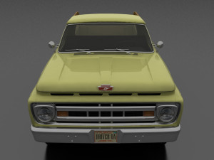 f-series f-100 flareside pickup 1961 Modelo 3D