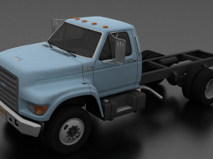 F-Series F-700 Truck Chassis 1995 3D Model