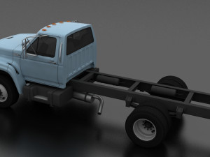 F-Series F-700 Truck Chassis 1995 3D Model