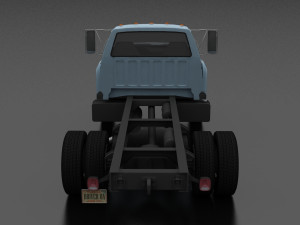 F-Series F-700 Truck Chassis 1995 3D Model