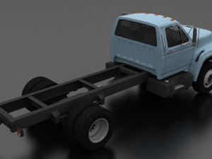 F-Series F-700 Truck Chassis 1995 3D Model
