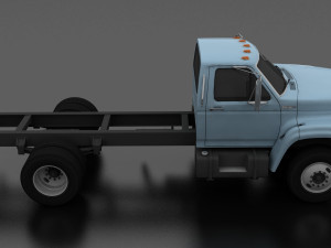F-Series F-700 Truck Chassis 1995 3D Model