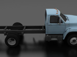 F-Series F-700 Truck Chassis 1995 3D Model