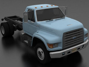 F-Series F-700 Truck Chassis 1995 3D Model