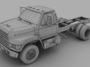 F-Series F-700 Truck Chassis 1995 3D Model