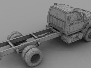 F-Series F-700 Truck Chassis 1995 3D Model