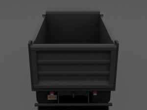 F-Series FT-900 Dump Truck Tandem Axle 1995 3D Модель