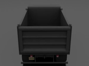 F-Series FT-900 Dump Truck Tandem Axle 1995 3D Model