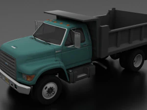 F-Series F-700 Dump Truck 1995 3D Model