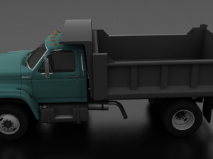 F-Series F-700 Dump Truck 1995 Model 3D