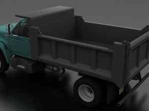 F-Series F-700 Dump Truck 1995 Model 3D