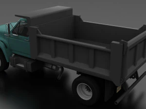 F-Series F-700 Dump Truck 1995 3D Model