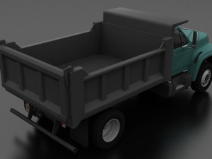 F-Series F-700 Dump Truck 1995 Model 3D