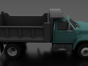 F-Series F-700 Dump Truck 1995 Model 3D