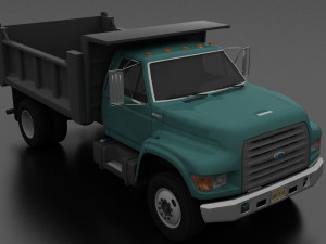 F-Series F-700 Dump Truck 1995 Model 3D