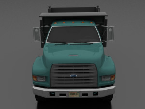 F-Series F-700 Dump Truck 1995 Model 3D