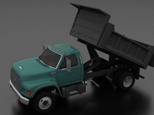 F-Series F-700 Dump Truck 1995 Model 3D
