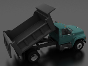 F-Series F-700 Dump Truck 1995 Model 3D