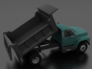 F-Series F-700 Dump Truck 1995 3D Model