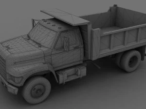 F-Series F-700 Dump Truck 1995 3D Model