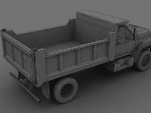 F-Series F-700 Dump Truck 1995 3D Model