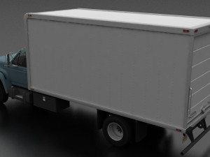 F-Series F-700 Box Truck 1995 3D Модель
