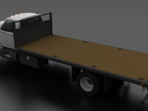 F-Series F-700 Flatbed Truck 1995 3D 模型