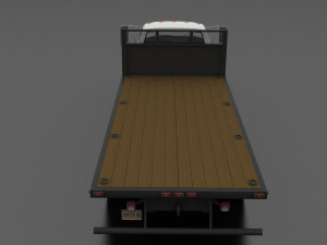 F-Series F-700 Flatbed Truck 1995 3D 模型