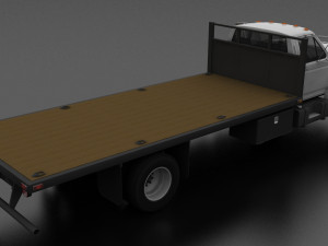 F-Series F-700 Flatbed Truck 1995 3D 模型