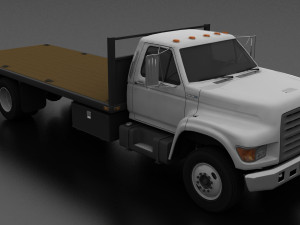 F-Series F-700 Flatbed Truck 1995 3D 模型