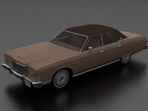 Marquis 4dr 1975 3D Model