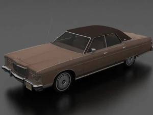 Marquis 4dr 1975 Model 3D
