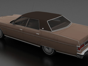Marquis 4dr 1975 3D Model