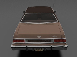 Marquis 4dr 1975 3D Model