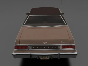 Marquis 4dr 1975 3D Model
