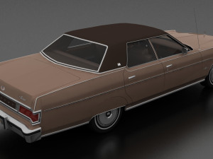 Marquis 4dr 1975 3D Model