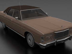 Marquis 4dr 1975 3D Model