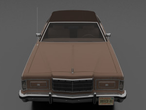 Marquis 4dr 1975 3D Model