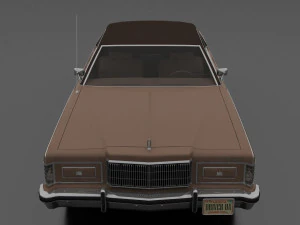 Marquis 4dr 1975 3D Model