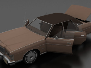 Marquis 4dr 1975 3D Model