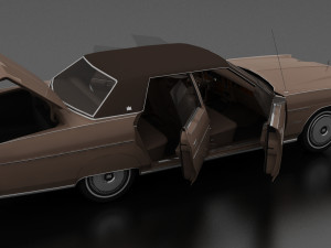Marquis 4dr 1975 3D Model