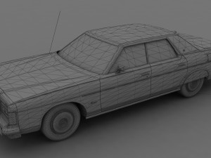 Marquis 4dr 1975 3D Model