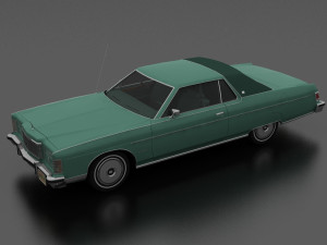 Marquis 2dr 1975 3D Model