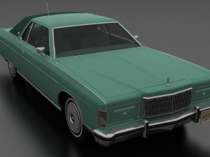 Marquis 2dr 1975 3D Model