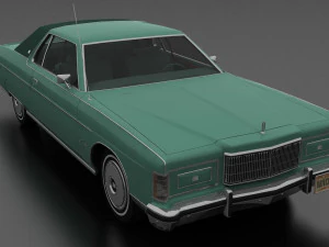 Marquis 2dr 1975 3D Model