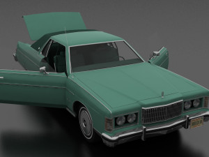 Marquis 2dr 1975 3D Model