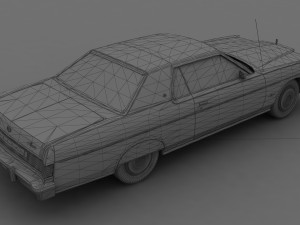 Marquis 2dr 1975 3D Model